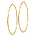 thumbnail image 2 of 14k Yellow Gold 2.5mm Tube Hoop Earrings Round, 2 of 7