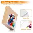 thumbnail image 4 of Cow Colorful and Painting Napkin Holder for Table Clear Napkin Stand Paper Holder Acrylic Organizer Dispenser Napkins for Dinner Kitchen Restaurant Room, 4 of 8