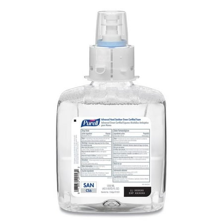 PURELL Advanced Hand Sanitizer Green Certified Foam Refill for PURELL CS6 Touch-Free Dispensers1200