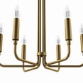 thumbnail image 4 of Rekindle 6-Light Chandelier Satin Brass, 4 of 7