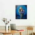 thumbnail image 2 of Nawypu Lady of the lake - Fine art, Original oil painting, fairy sword, wall decor, 2 of 4