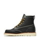thumbnail image 5 of Botas de trabajo Thorogood American Heritage de 6 pulgadas con punta moc para hombre, negras, 5 of 6