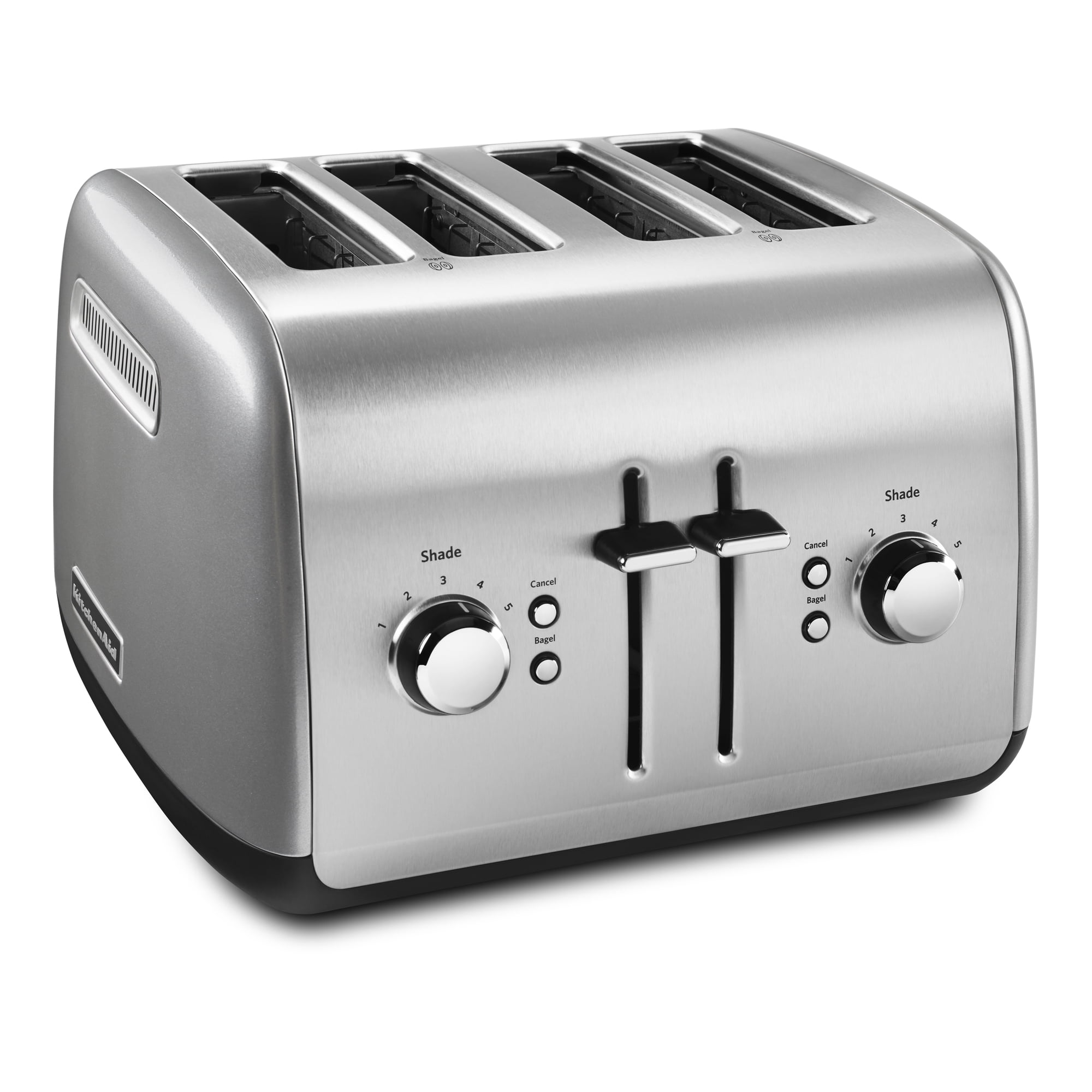 KitchenAid 4-Slice Toaster with Manual High-Lift Lever, Contour Silver, KMT4115