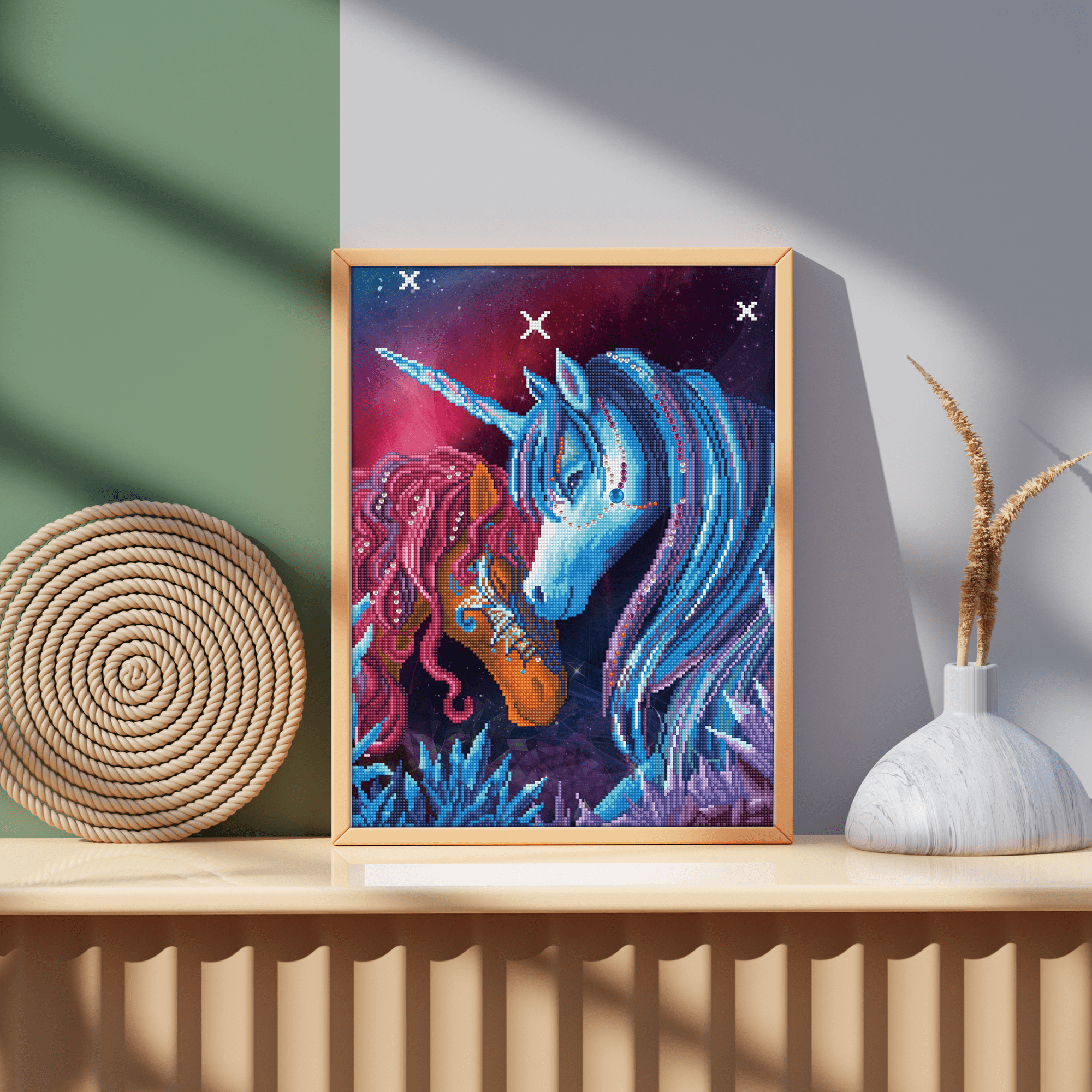 Diamond Dotz Crystal Garden Unicorn Diamond Painting Kits for Adults - Diamond Art Kits a Relaxing Creative Craft Kit with Dotz Gems 16"x20"