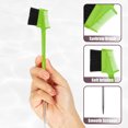 thumbnail image 3 of Unique Bargains Dual Comb Eyebrow Brushes for Women Eyelash Eyebrow Travel Makeup Tool Green 8.15" Length, 3 of 7