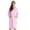 Pink - Argyle Heart, variant on Dreamcrest Women’s Snap-Front House Coat Flannel Duster Robe with Pockets (Leopard, 1X)
