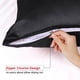 thumbnail image 2 of 2Pcs Fundas De Almohada De Microfibra Fundas De Almohada Oxford Estándar / Reina / Rey Negro 14x20 Pulgadas Unique Bargains Funda de Almohada, 2 of 6