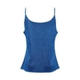 thumbnail image 5 of MESSUEN Camisole Tops for Women Sequin Top V-neck Camisole Womens Glitter Strappy Tank Tops Ladies Sexy Swing Vest Clubwear Casual Tops for Women Womens Basic Tops Dark Blue L, 5 of 7