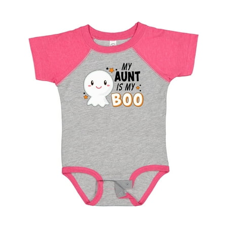 

Inktastic My Aunt is My Boo with Cute Ghost Gift Baby Boy or Baby Girl Bodysuit