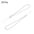 thumbnail image 3 of Unique Bargains 18cm Portable Item Nylon Cord Lanyards Hand Wrist Strap String White 20 Pack, 3 of 6