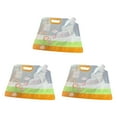 thumbnail image 1 of 3x Rice Dispenser Seal Bag Cereal Storage Containers with Portable Handle Grain 1.5kg, 1 of 9
