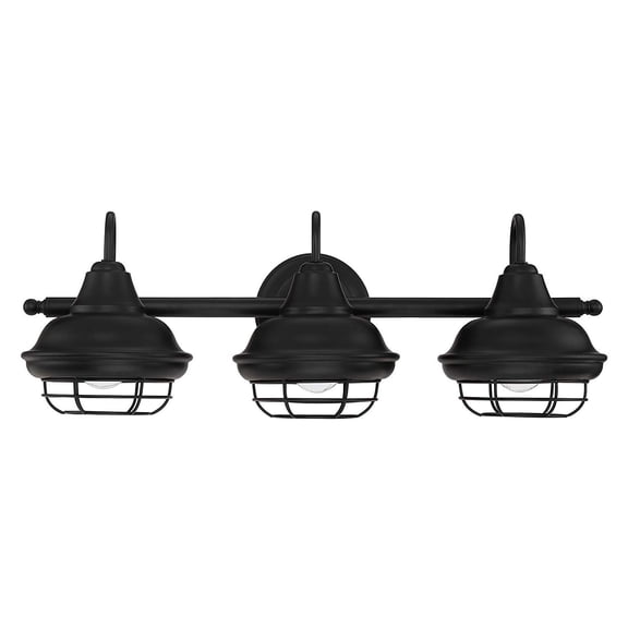 Designers Impressions Charleston Oil Rubbed Bronze 3 Light Wall Sconce/Bathroom Fixture