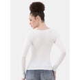 thumbnail image 3 of No Boundaries Seamless Scoop Neck Top, Women's, 3 of 5
