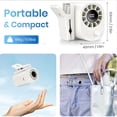 thumbnail image 5 of USB Rechargeable Powerful Cooling Fan, Car Clip On Fan with LED Display, 360°Rotation, Portable Versatile Clip Cooling Fans, 100 Speeds Adjustable, for Outdoor Travel Camping, 5 of 7