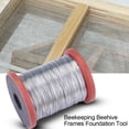 thumbnail image 2 of Fil de Ruche 1 Rouleau 500g de Fil de Cadre de Ruches pour Accessoires de Fabrication de Ruches Diamètre 0,5 Mm, 2 of 8