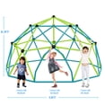 thumbnail image 3 of Climbing Dome for Kids Age 3-8, SHINPT 13ft Outdoor Jungle Gym with Rust & UV Resistant Steel, Geometric Playground Dome Climber for Backyard, Monkey Bars Climbing Tower for Outdoor,1000 LBS Capacity, 3 of 9