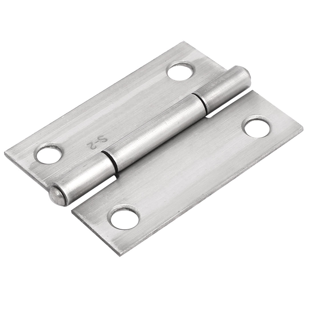 Silver Door Hinge Stainless Steel Easy to Use Flat Hinge for Doors Wardrobes Cabinets Silver Door Hinge Stainless Steel Easy to Use Flat Hinge for Doors Wardrobes Cabinets