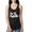 Black, variant on The Pugfather Animal Lover Ladies Racerback Tank Top
