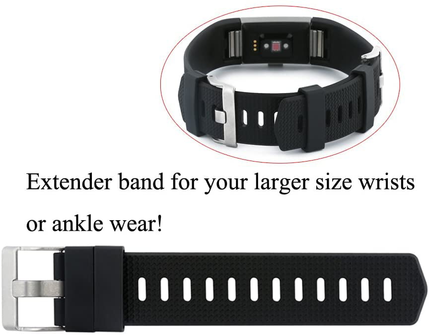 Fitbit VERSA XL Extra Large Band Extender Extension Set Larger Wrist or Ankle 