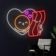 thumbnail image 3 of Handmadetneonsign Bacon Egg Neon Sign, Bacon Egg Led Sign, Bacon Egg Led Light, Egg Bacon Light, 3 of 5