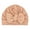 Khaki, variant on Stylish Muslim Bonnet for Babies: Cute Donut Bow Beanie Turban Hat Cap