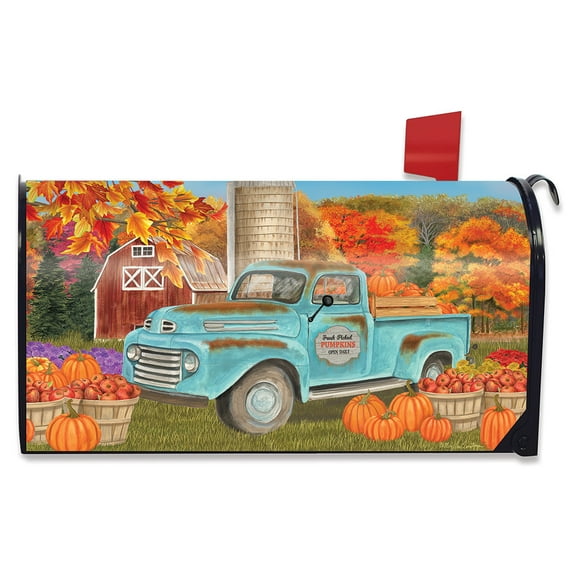 Briarwood Lane Fresh Picked Pumpkins Fall Mailbox Cover