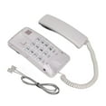 thumbnail image 4 of Corded Telephone, KXT-438 Quick Flash Last Number Dials Corded Phone With Pause Function, Hanging Telephone Wall Mounted Desk Landline For Hotel, 4 of 8