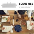 thumbnail image 3 of Enamel Bake Pan Multi-functional Roasting Baking Tray Dishwasher Enamel Food Plate, 3 of 8