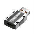 thumbnail image 1 of Type-C To USB Adapter 120W Fast Charging Converter 10Gbps Fast Data Transfer Notebook Charging Conversion Head, 1 of 6