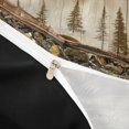 thumbnail image 4 of meiyoeat Rustic Cabin Bear Queen Duvet Cover Set, Vintage Farmhouse Bedding, Brown, Black Reversible 3-Piece, 1 Duvet Cover and 2 Pillowcases, 4 of 6