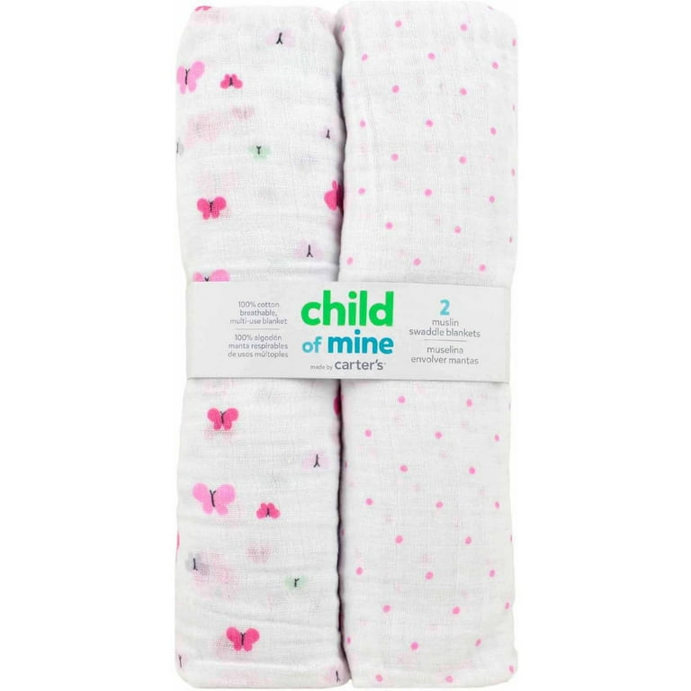 Carters muslin swaddle blankets hot sale