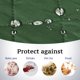 thumbnail image 4 of Funda de silla reversible para perros, mascotas, repelente al agua, funda de sofá, funda para silla, correas gruesas de 2.0 in, protector de silla antideslizante, asiento acolchado suave, ancho de hasta 21.0 in (sillón, marfil/beige)Viña/beigeAsiento de dos plazas de gran tamaño, 4 of 5