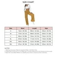 thumbnail image 4 of Women Casual Trousers High Waist Straight Leg Loose Comfortable Pure Color Women Casual Pants Khaki XL, 4 of 5