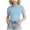 Sky Blue, variant on Karoyedx Tshirts for Kids Girls Toddler Baby Girls T Shirts Kids Cotton Casual Crew Neck T-Shirts Little Girl Short Sleeve Shirt Blouse White Size,13-14 Years