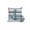 haze blue，Gray, variant on 1 Pack Outdoor Pillows Waterproof, Nautical Anchor Indoor/Outdoor Throw Pillows with Inserts, Ocean Grey Blue Stripes Modern Simplistic Decorative Pillow for Patio Furniture Chairs Couch