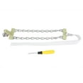 thumbnail image 2 of Cadena de acero antideslizante para neumáticos de 205 - 225mm, cinturón de seguridad para automóviles, barro y nieve, para coche, camión, SUV Jadeshay A, 2 of 8
