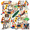 2A, variant on Cartoon Daily Items Theme Stickers, Waterproof Daily Items Theme Sticker for Water Bottle Laptop Phone Cases Planner Skateboard Luggage Helmet Party Favor Decor, Ideal for Adults Teens Teacher Rewards