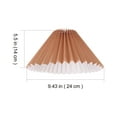 thumbnail image 3 of DIY Lampshade Pleated Lamp Cover Living Room Bedroom Fabric Lamp Protector, 3 of 8