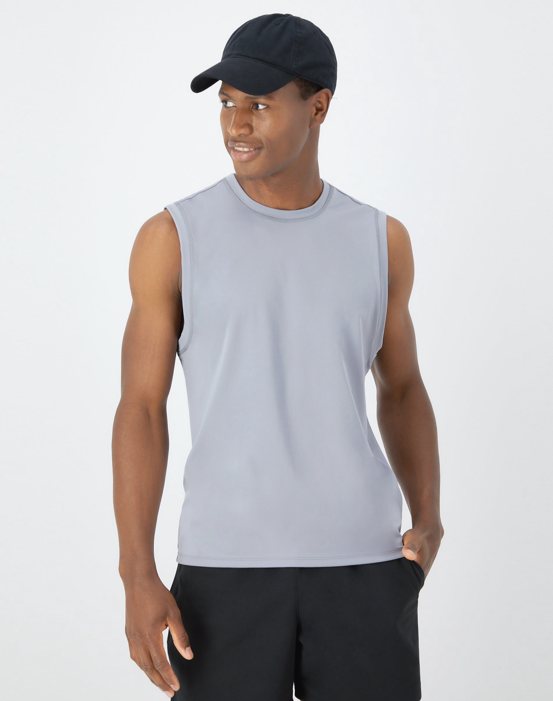 Men's Linen Blend Henley Shirt – 3/4 Sleeve, Lightweight, Casual Beach Or Yoga Top - View #6