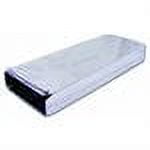 Lambro 3-1/4 In. x 10 In. Galvanized Steel Rectangular Wall Stack Duct Pack of 5