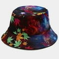thumbnail image 2 of Chapeau de Pêcheur de Chapeau de Bassin d'Impression de Femmes Chapeau de Seau Extérieur, 2 of 4
