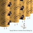 thumbnail image 6 of Paw Prints and Bones Shower Curtain 72"x72" ,Bathroom Decorative Shower Curtains Set with 12 Hooks,Modern Waterproof Washable Shower Curtain, 6 of 6