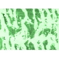 thumbnail image 1 of Ahgly Company Indoor Rectangle Abstract Emerald Green Modern Area Rugs, 2' x 5', 1 of 4