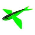 thumbnail image 2 of 8" Red and Black Flying Fish Gummy Plastic - Mahi, Tuna, Wahoo Yummee Flyer Lure, 2 of 4