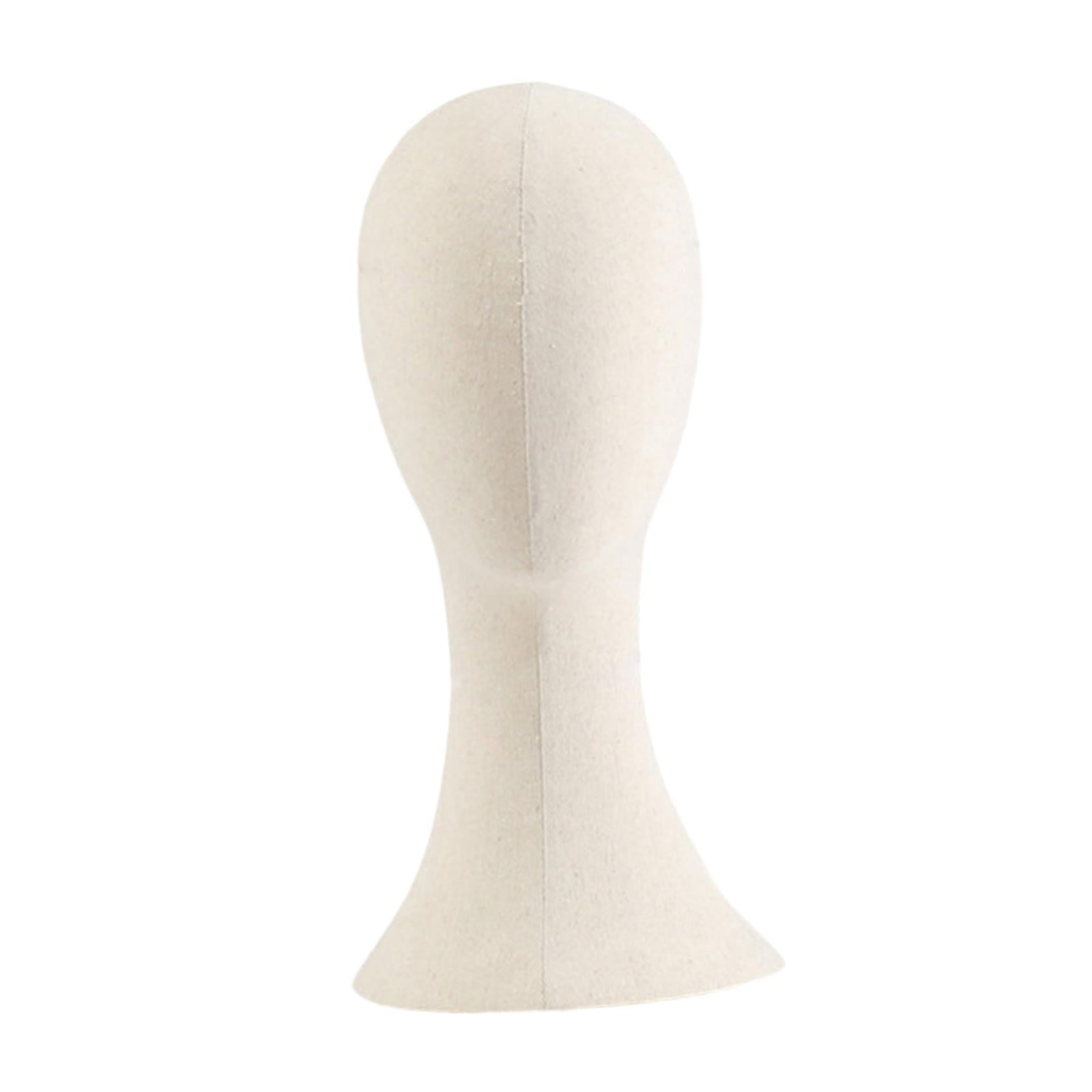 Dualoai Hat Head Display Manikin Head Portable Professional Display Hair Accessories short neck