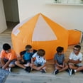 thumbnail image 6 of The Original Patented AirFort - Build A Fort in 30 Seconds, Inflatable Fort for Kids, Play Tent for 3-12 Years, A Playhouse Where Imagination Runs Wild, Fan not Included (Creamsicle Orange), 6 of 8