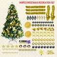 thumbnail image 6 of Costway 7.5FT Pre-Lit Artificial Christmas Tree 1100 Tips w/140 Ornaments and 250 Lights, 6 of 12