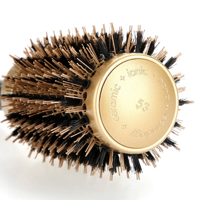 Brosse de Coiffure Portable Durable, Peigne Rond Confortable, pour Maison Parents pour Salon Barbier