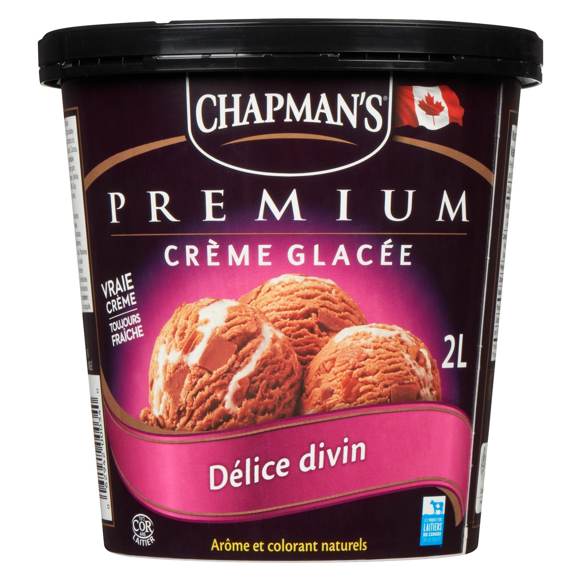 Chapman's Premium Heavenly Hash Ice Cream with Pecans, in a Tub, 2L