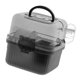 thumbnail image 1 of Jaula para hámster, caseta transpirable, estuche de transporte, jaula transparente para animales pequeños Negro, 1 of 9